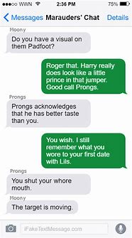 Image result for Harry Potter Funny Texts