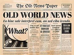 Image result for Old Newspaper Clip Art