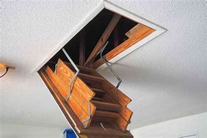 Image result for Types of Attic Ladders