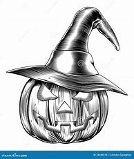 Image result for Pumpkin and Witch Vintage Halloween Clip Art