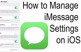 Image result for iMessage Settings iPhone