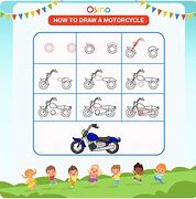 Image result for Steps to Draw a Motorcycle