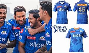 Image result for Mumbai Indians Cricket Shirt Right Side