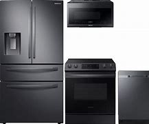 Image result for Samsung Black Stainless Steel Appliances Packages