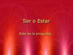Image result for Ser O Estar