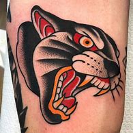 Image result for Vintage Panther Tattoo