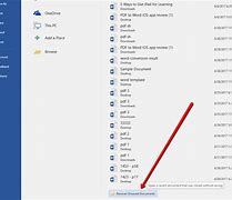 Image result for Where to Find Unsaved Word Document