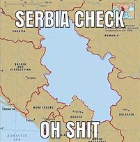 Image result for Serbia Map Meme