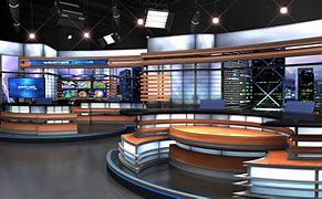 Image result for TV News Set Design