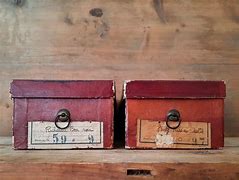 Image result for Antique Wooden Box with Metal Handle