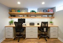 Image result for Basement Home Office Ideas