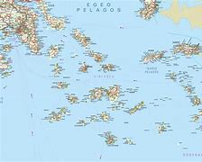 Image result for Cyclades Islands On World Map