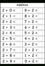 Image result for First Grade Math Facts Worksheets