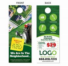 Image result for Landscape Door Hangers