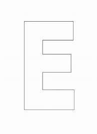 Image result for Prinatable E Letter