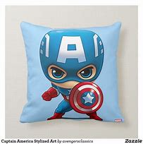 Image result for Captain America Pillowcase