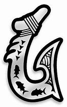 Image result for Hawaiian Fish Hook Sticker