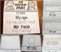 Image result for All About Me Flip Book