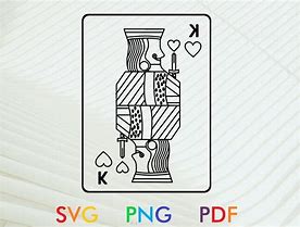 Image result for King Playing Card SVG