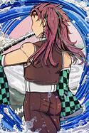 Image result for Tanjirou Long Hair