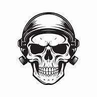 Image result for Army Skull Logo Black and White