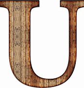 Image result for Letter U Wooden Signage