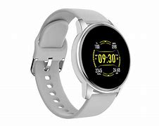 Image result for White Smart Watch with Color Band