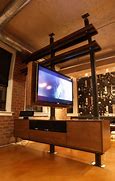 Image result for TV in Living Room with Swivel Base