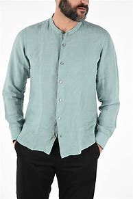 Image result for Collarless Shirt
