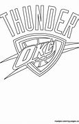 Image result for OKC Thunder Logo Coloring Page
