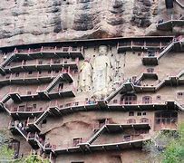 Image result for Maiji Mountain Grottoes