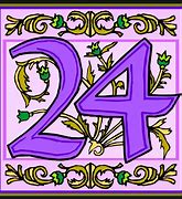 Image result for 24 Number Design