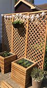 Image result for wood trellis wall