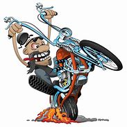 Image result for Motorcycle Cartoon Flower Wheels