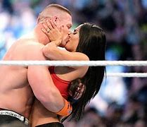 Image result for John Cena Kisses Nikki Bella