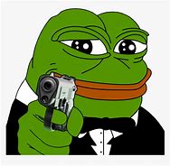 Image result for Meme Pepe Frog Gun