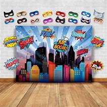 Image result for Superhero Party Photo Booth