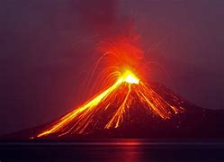 Image result for Volcano eruption sparks tsunami fear