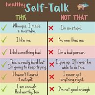 Image result for Positive Self-Talk Exercises