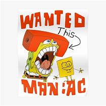 Image result for Spongebob Wanted Poster