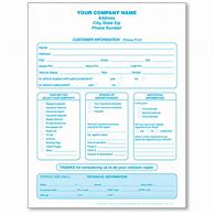 Image result for Auto Repair Customer Information Sheet