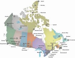 Image result for Canada Military Bases Map