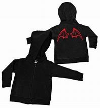Image result for Black and Red Hoodie with White Wings