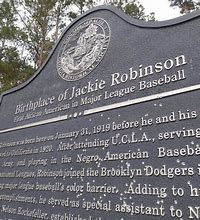 Image result for Jackie Robinson Birthplace