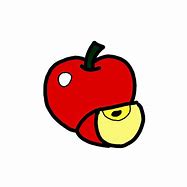 Image result for Sliced Apple Drawing Easy