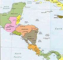 Image result for Central America and the Caribbean Map
