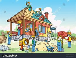 Image result for Home Building Cartoon