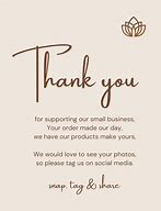 Image result for Business Thank You Cards to Customers