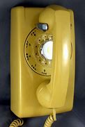 Image result for Yellow Wall Phone with Long Cord