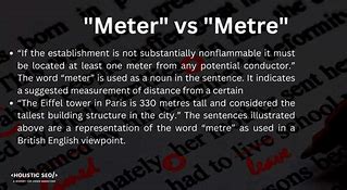 Image result for Meter or Metre